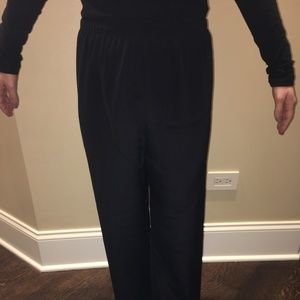 Designer silk pants